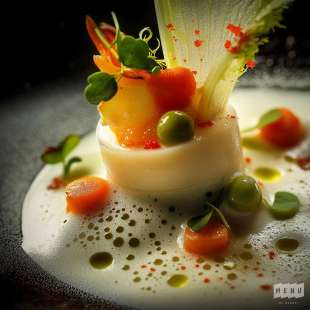 Émulsion de Homard aux Petits Légumes