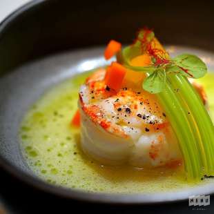 Émulsion de Homard Citron Vert Shiso