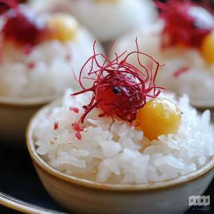 Riz à Sushi au Shiso et Prune Umeboshi