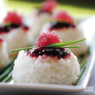 Riz à Sushi au Vinaigre de Framboise