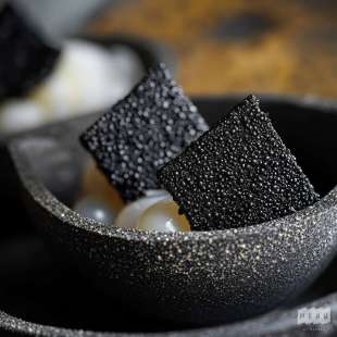 Tuile de Tapioca Encre de Seiche