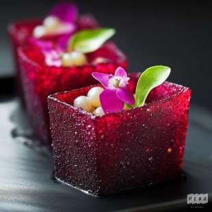 Tuile de Tapioca Betterave et Poivre