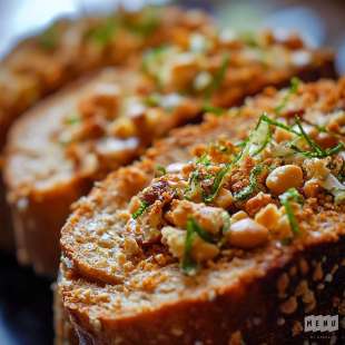 Croûte de Cacahuètes Citron Vert Piment Fumé