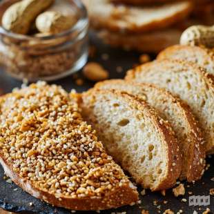 Croûte de Cacahuètes Sésame Soja
