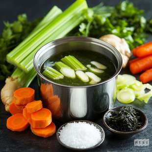 Bouillon Végétal Poireau Algue Kombu