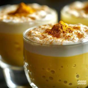 Espuma de Maïs Lait de Coco Curcuma