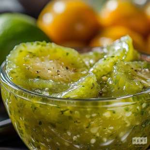 Marmelade de Tomates Vertes Coriandre