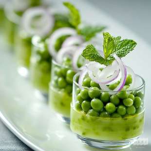 Petits Pois Menthe Cébette