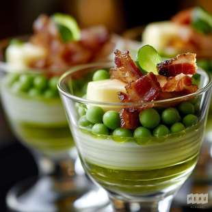 Petits Pois Lard Fumé Verjus