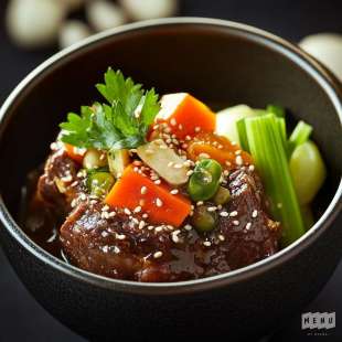 Pressé de Joue de Boeuf au Miso et Sésame