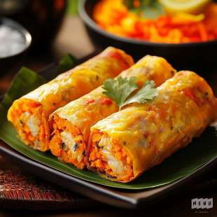 Pastilla Patate Douce, Crabe et Piment Doux