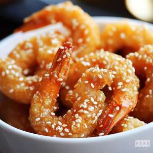 Tempura de Crevettes au Sésame