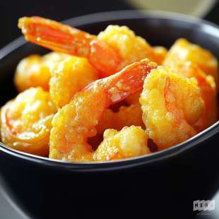 Tempura de Crevettes au Curry