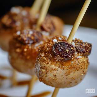 Sucette Foie Gras Figue Sèche et Vinaigre de Xérès