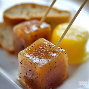 Sucette Foie Gras Citron Confit et Gingembre