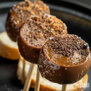 Sucette Foie Gras Cacao Amer et Fleur de Sel