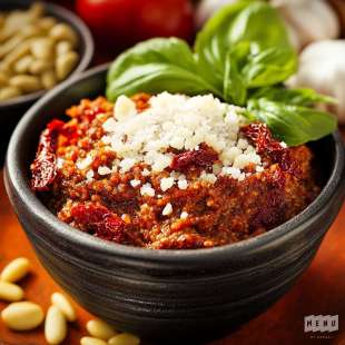 Pesto Rouge à la Tomate Séchée et Parmesan