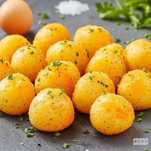 Pomme Dauphine au Curry