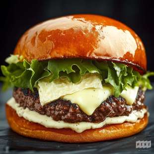 Smash Burger à la Fourme d’Ambert