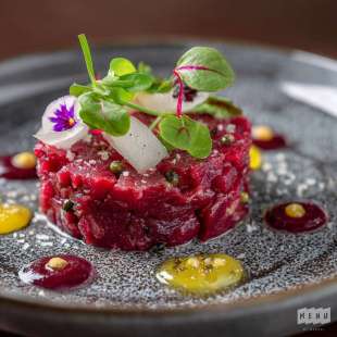 Tartare de Coeurs de Canard Fumés et Betterave