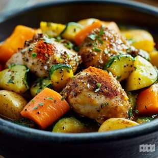 Tajine de Poulet aux Légumes