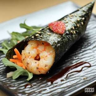 Temaki Crevette Tempura et Sauce Teriyaki
