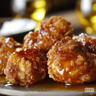 Poulet Frit au Miel et Bourbon