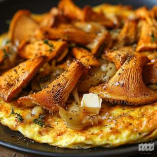 Omelette aux Girolles