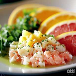 Tartare de Langoustines aux Agrumes