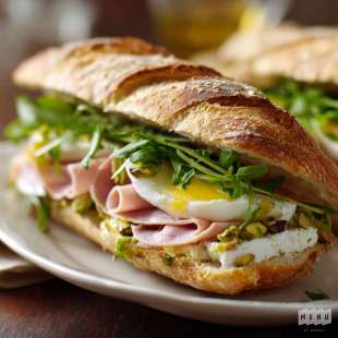Sandwich Mortadelle Pistache
