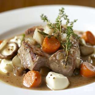 Paleron de Veau façon Blanquette
