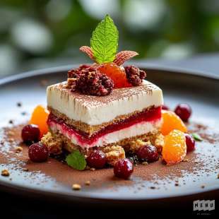 Tiramisu Spéculoos Fruits Rouges