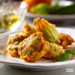 Beignet de Fleurs de Courgettes et de Courges