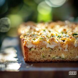 Recette Apéritif : Cake Chèvre et Courgettes