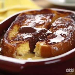 Pain Perdu en Cocotte, Glace au Chocolat