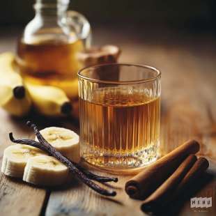 Rhum Arrangé de Bananes, Vanille et Cannelle