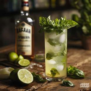 Mojito au Basilic