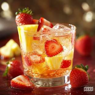 Cocktail Gin Fraise