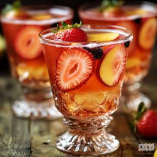 Punch Fraise-Pêche