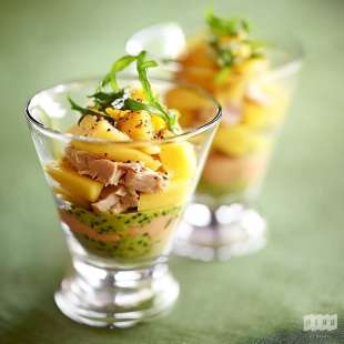 Verrine Mangue et Thon