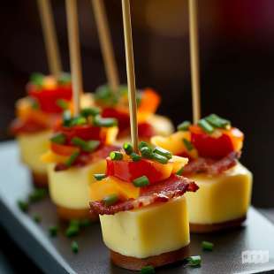 Sucettes Pops au Fromage et au Bacon