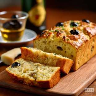 Cake aux Olives et au Parmesan