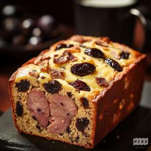 Recette Apéritif : Cake au Magret de Canard et aux Pruneaux