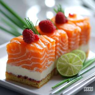 Verrine de Saumon en Cheese Cake