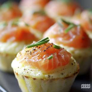 Mini-Muffin au Saumon Fumé