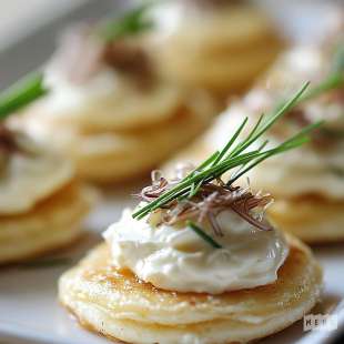 Blinis Saumon Échalotes
