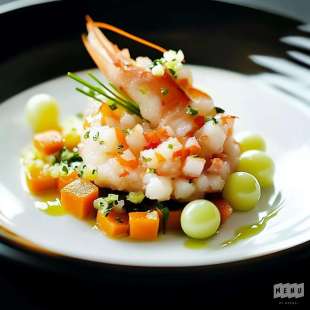 Tartare de Langoustine et sa Langoustine Snackée
