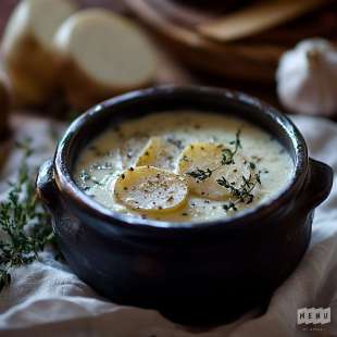 Soupe d'Hiver : Pomme de Terre et Gorgonzola