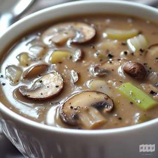 Potage d'Automne aux Champignons