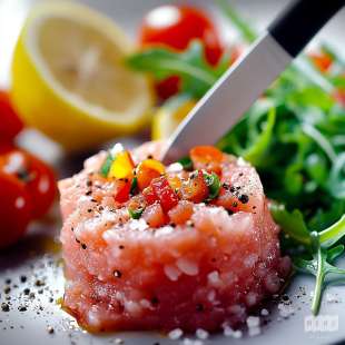 Tartare de Thon au notes Asiatiques 